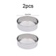 thumbnail image 1 of 2pcs Flour Sieve High Quality Thickened Stainless Steel Flour Sieve Baking Tools 5.9*5.9in, 1 of 4