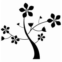 Rienda Libre Graphics - Decomural Floral Trees Flowers Ws-18446