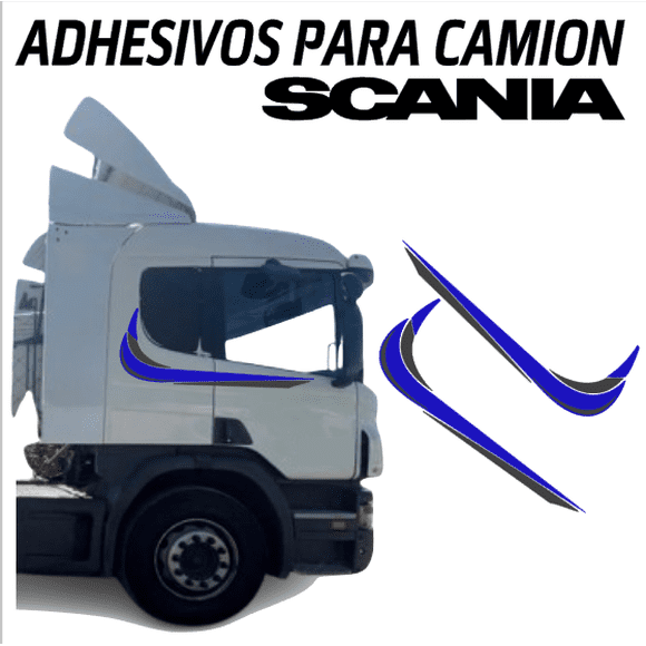 Franjas Adhesivas laterales para Camiones Scania