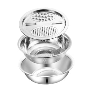 Bothyi - 3X Herramienta De Cocina Rallador Juliana Multifuncional Para Jengibre Frutas Verduras 28Cm