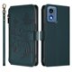 thumbnail image 2 of Funda Cartera Mariposa para [Motorola Moto G Play 2024 5G] con Soporte y Cremallera Verde oscuro, 2 of 6