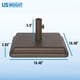 thumbnail image 5 of Base para sombrilla US Weight de 18 kg para mesa de patio, resistente, 5 of 5