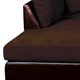 thumbnail image 4 of Sofá Seccional Padua Izq Pu Chocolate/Tela Velvet Chocolate, 4 of 5