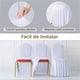 thumbnail image 4 of Pack De 8 Fundas De Silla Con Faldón Para Evento Elasticadas, 4 of 8