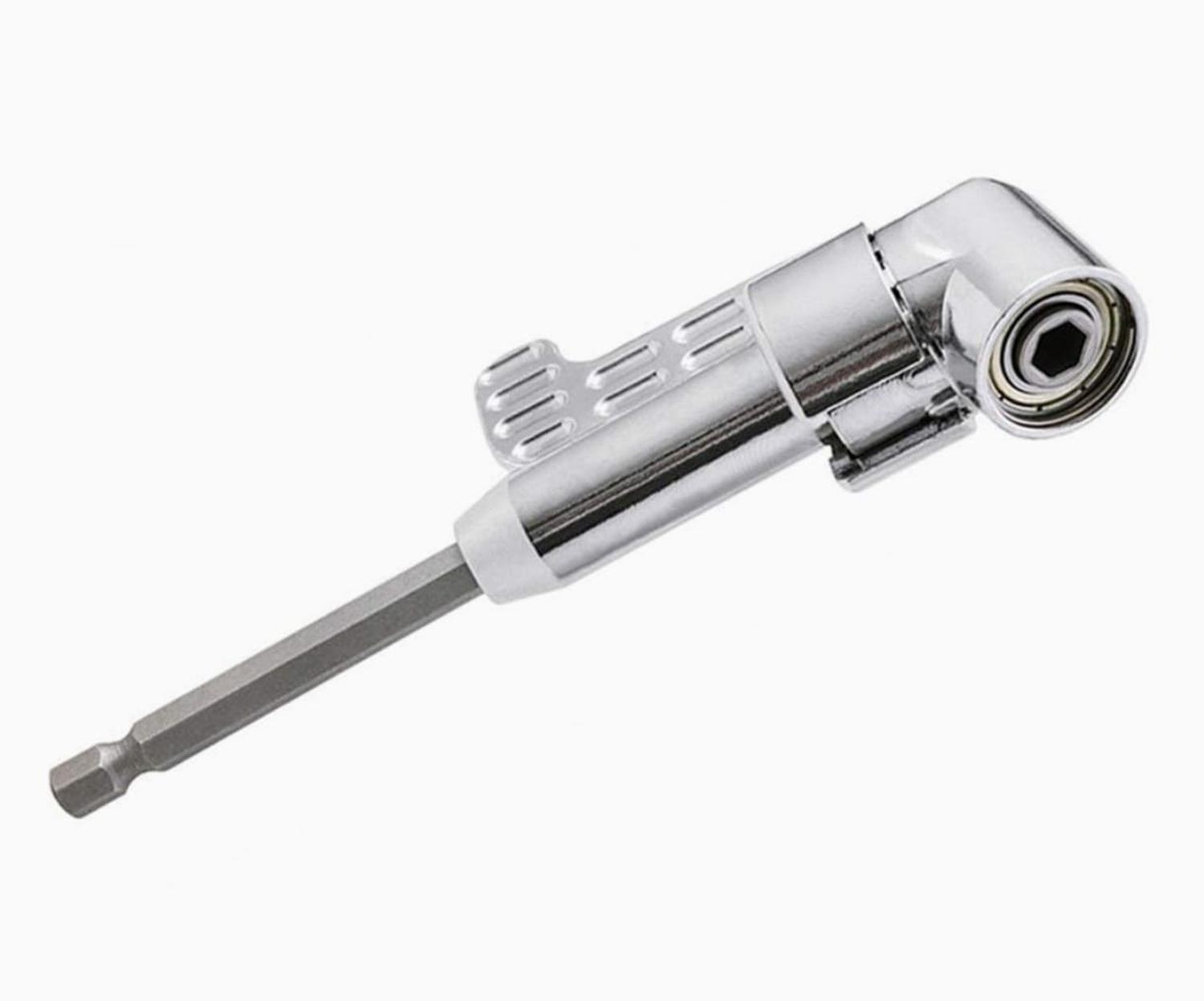 Genérico - Adaptador Destornillador Angular Para Taladro Plateado