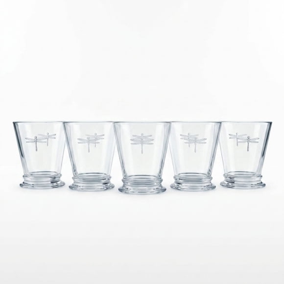 Set 6 Vasos Bajo Libélula 255 ml