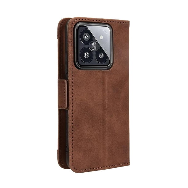 Funda Tipo Billetera FOXDOCK para Xiaomi 14 – Tapa Flip con Tarjetero