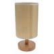 thumbnail image 1 of Lámpara Mesa Decorativa Madera Redonda Marrón Claro Jhn, 1 of 3