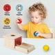 thumbnail image 2 of Caja Object Permanence Adena Montessori con bandeja y 3 bolas, 2 of 9