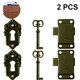 thumbnail image 1 of 2 juegos de cerraduras para puertas de armarios antiguos, cerraduras para armarios, cerraduras para muebles antiguos con llave para buzones, taquillas, armarios y cajas de herramientas., 1 of 8