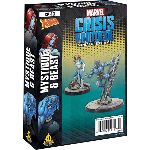 Miniaturas Atomic Mass Games Marvel Crisis Protocol Mystique & Beast