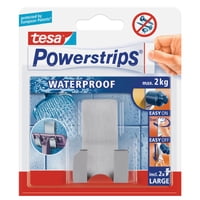 Powerstrips Waterproof Razor Holder Metal  Tesa