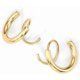 thumbnail image 1 of Arete Kaiya Espiral Trenzada 2,5 mm Oro, 1 of 7