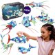 thumbnail image 1 of Juego de construcción Clixo Ocean Creatures, paquete con 24 piezas magnéticas, 1 of 7