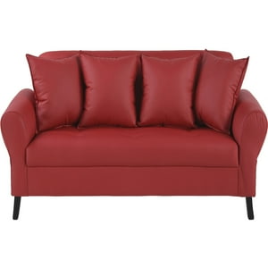 Bodevir - Sofa Lua 3C Pu 20 Rojo