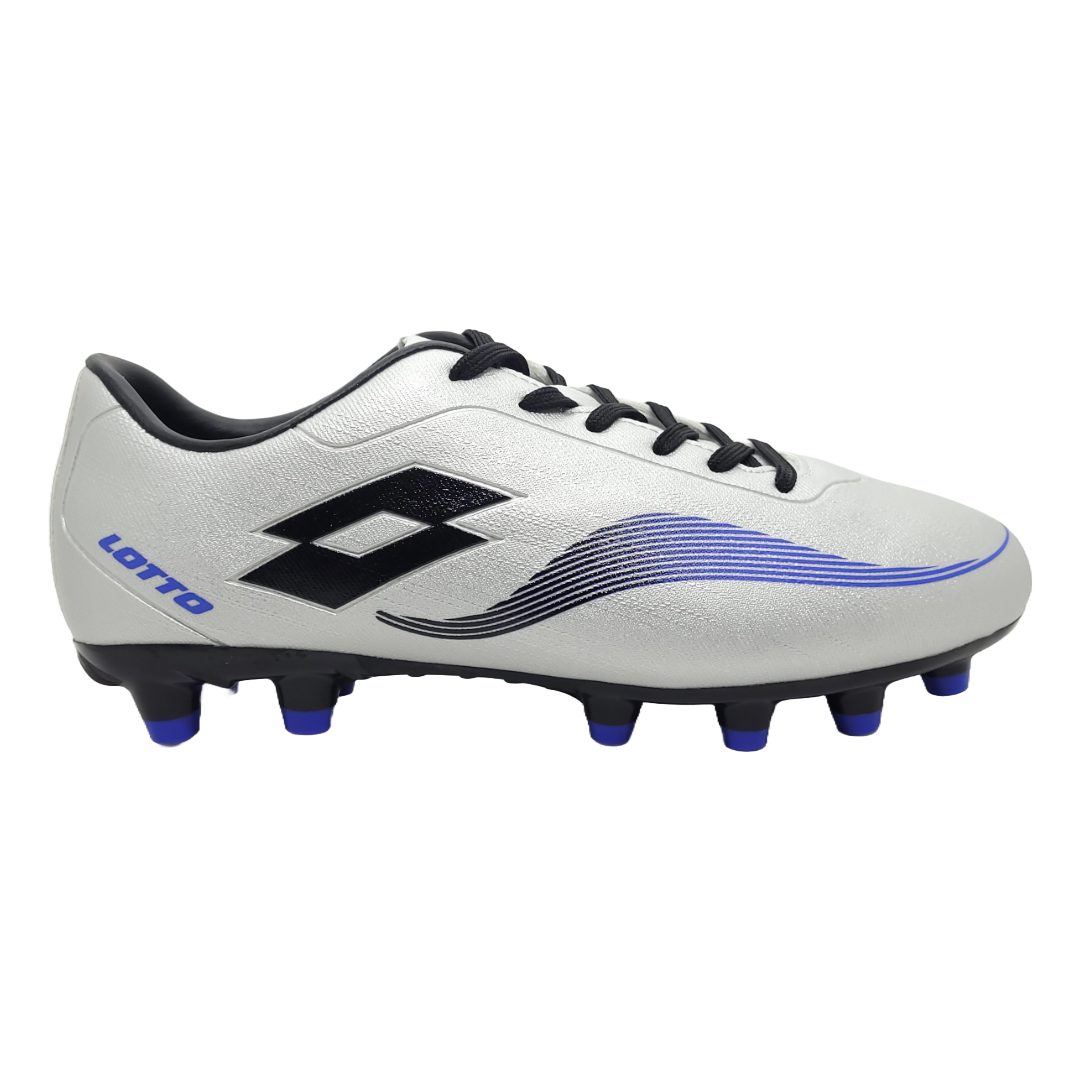 Zapatos Fútbol Lotto Plateadas (Adulto) | J0614 - Talla 43