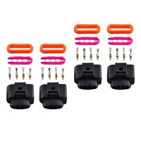 Magideal - Conector De Bobina De Encendido De 4 Piezas, De Reparación Conector De Arnés De Cableado De Enchufe Premium Fácil Instalación Para Reemplazo De , Cabeza Femenina