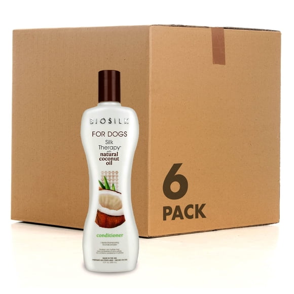 Acondicionador para mascotas BioSilk para perros Silk Therapy con aceite de coco