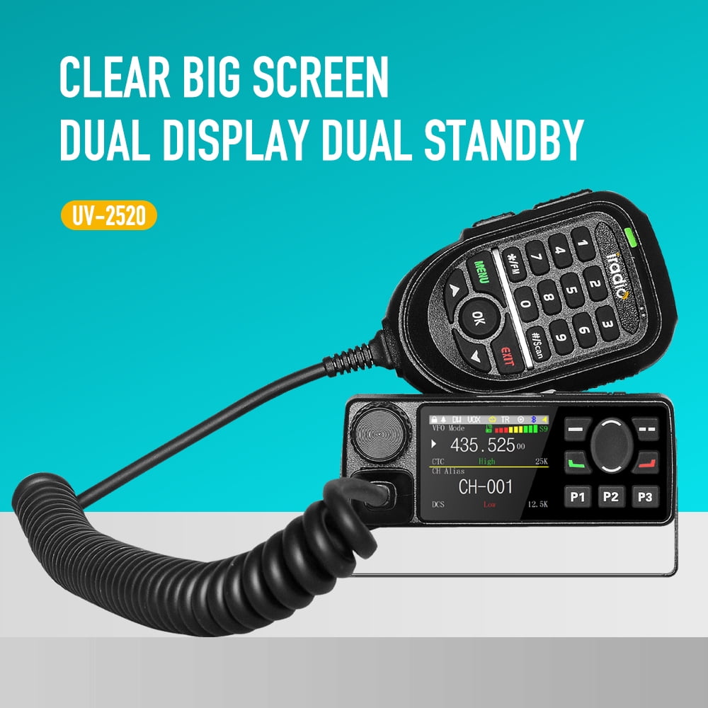 Iradio UV-2520 Radio Bidireccional VHF/UHF | Tecnología Avanzada, Versátil y Económico – No Te Defraudarás
