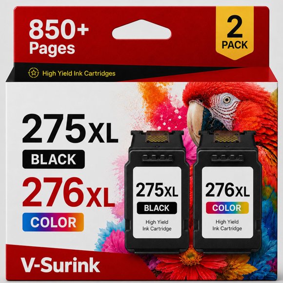 Cartuchos de tinta V-Surink 275XL/276XL (2 unidades)