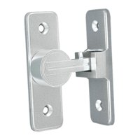 Magideal - Pestillo De Puerta De Granero, Cerradura Deslizante, Aleación De Zinc Antipérdida, Pestillo De Puerta, Cerradura De Puerta De Seguridad Para El Hogar Plata De 90 Grados.