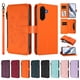 thumbnail image 3 of Funda Cartera Mariposa para [Samsung Galaxy A36 5G] con Soporte y Cremallera Naranja, 3 of 6