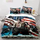 thumbnail image 1 of Game BloodShot Blood Warrior Bedding Set Boys Girls Size Duvet Cover Pillowcase Bed Kids Adult Home Textileextile Bed Sheets, 1 of 5