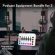 thumbnail image 2 of Kit de Podcast Hayner-Seek para 2, Interfaz de Audio XLR, 2 of 7