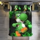 thumbnail image 3 of Super Mario Yoshi Duvet Cover Set, 3 Piece Bedding Set Decorative Comforter Cover Set, 3 of 3