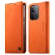thumbnail image 1 of Funda Billetera de Cuero para [Xiaomi Redmi 15C], Bloqueo RFID, Tarjetas y Soporte Naranja, 1 of 5
