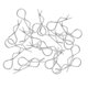 thumbnail image 3 of 20pcs / Set RC Car R-Pins Fit 1/10 1/12 1/16 1/18 RC Car Truggy Accesorio Plata, 3 of 5