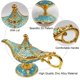 thumbnail image 4 of Lámpara decorativa Aladdin Genie Hourwof Vintage Legend Blue, 4 of 7