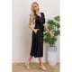 thumbnail image 2 of Vestido Largo Primavera Mujer Semi Formal Casual Botones 339, 2 of 3