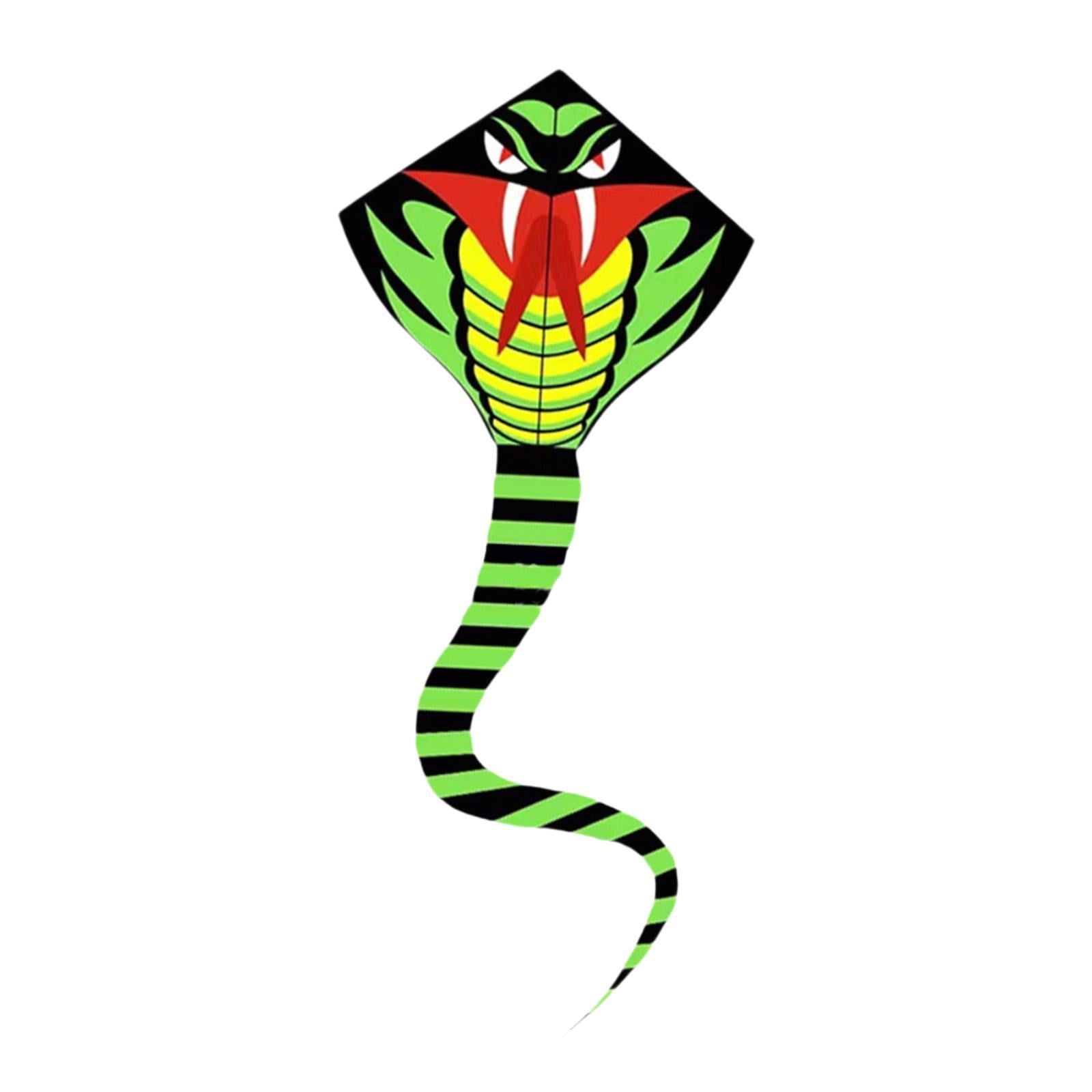 Ioensy - Cometa Con Forma De Serpiente, Juguete Volador De Fácil Control Para Viajes, Para Niños Y Adultos, 1,15 Mx1 Mx14 M