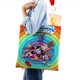 thumbnail image 4 of Tiny Toons: Looniversity Bolso de tela con estampado de lienzo para mujer, bolsa de compras reutilizable y estética, con cremallera interior, regalo para mujer,38*45cm., 4 of 6
