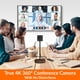 thumbnail image 2 of Cámara para videoconferencias Innex Cube 4K 360° con IA y micrófonos duales, 2 of 9