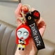 thumbnail image 4 of Cute Pumpkin Doll Keychain - Perfect for Halloween and School Bags - Unique Skull Jack Design - Durable Car Key Ring, 4 of 4