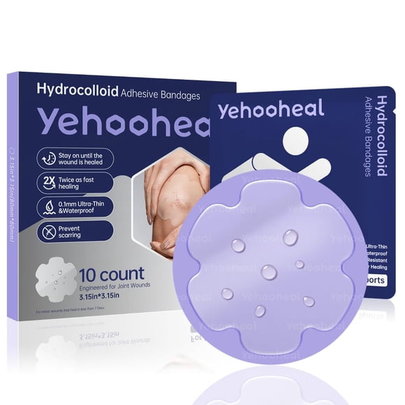 Apósitos Hidrocoloides Yehooheal Ultra Finos Impermeables 10 unidades