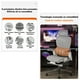 thumbnail image 3 of Silla De Escritorio Últra Premium E05 Gris LuBabycas, 3 of 8