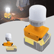 thumbnail image 1 of Luz de Trabajo LED Inalámbrica para Dewalt con Bombilla LED E27, Linterna LED de Mano de 12W 1300LM para Dewalt 20V Máx 6500K Luz Blanca Fría para Uso Interior Exterior, 1 of 7