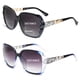 thumbnail image 1 of Gafas de sol bifocales JM para mujer, a la moda, cuadradas, negras y azules +2.5, 1 of 7
