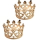 thumbnail image 3 of 2pcs Boda Barroca Mini Flor Niñas Rhinestone Corona Tiara Headwear Oro, 3 of 3