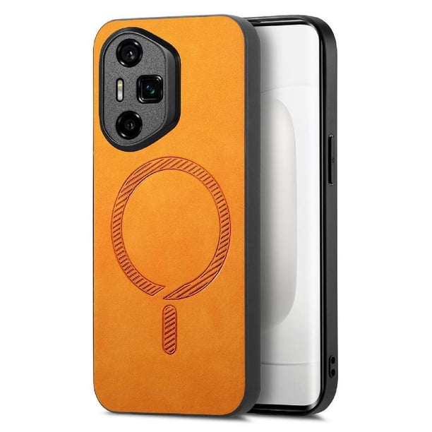 Magnetic Slim Case for Honor 300 Ultra with Camera Guard & Anti-Scratch Back Yellow