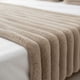 thumbnail image 3 of Juego De Piecera Peluda Texturizada Medida 70x210cm Pie De Cama Gris, 3 of 3