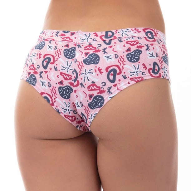 Calzon Tiro Bajo Algodon Estampado Mujer LADY GENNY