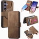 thumbnail image 1 of Funda Billetera Magnética para Samsung Galaxy S25 Plus Soporte Tarjetas Desmontable Marrón, 1 of 6