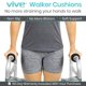 thumbnail image 2 of Fundas Acolchadas Para Manos Walker Handle Cushions Color Negro, 2 of 9