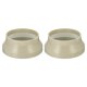 thumbnail image 1 of Uxcell Conector Reductor de Conducto de 8" a 6" Adaptador de Aumento de Tubo de Ventilación Beige Paquete de 2, 1 of 5