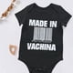 thumbnail image 1 of Baby Girls & Boys Cute "Made In Vachina" Short Sleeve Onesie Clothes For Summer, 1 of 5