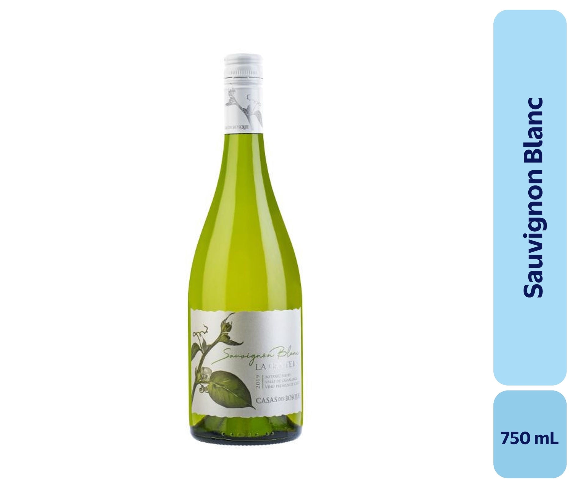Vino Sauvignon Blanc Botella 750 mL Casas Del Bosque